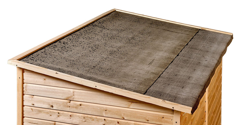 Casetta Box da Giardino per Biciclette 2x1,2 m con Pavimento in Legno Picea Massello 16mm Eden