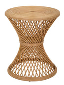 Tavolino Basso Ø48x56 cm in Rattan