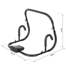 Attrezzo per Allenamento Addominali Nero 65x68x60 cm 