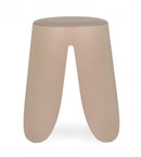 Set 4 Sgabelli  Ø37x47 cm in Similpelle Imogen Avorio