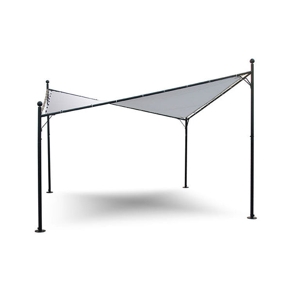prezzo Gazebo de voile de jardin avec ouverture de voile 4x4m Taddei Sail Housse en polyester blanc