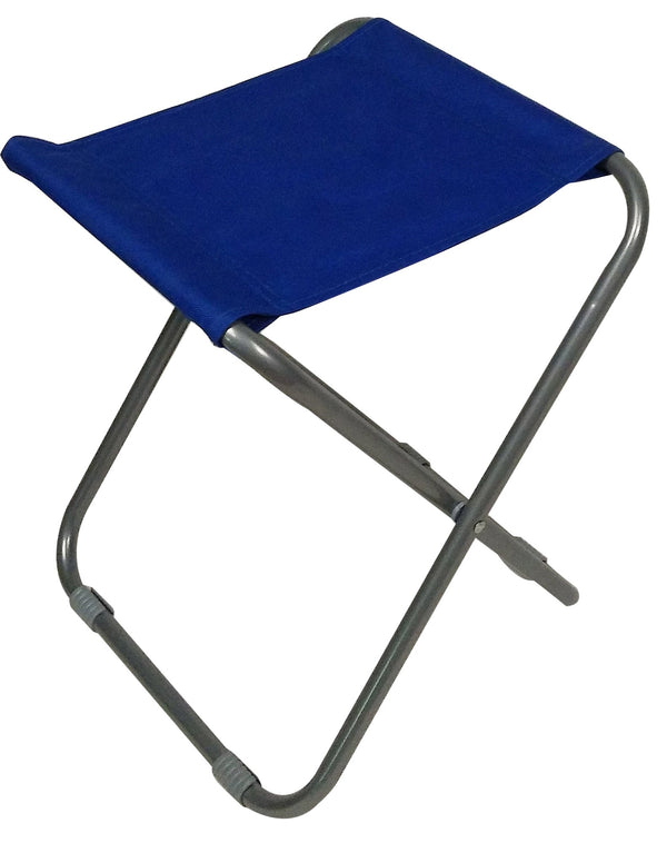 Tabouret de camping pliant 32x32x40 cm en métal et polyester bleu prezzo