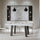 Table Bridge Fix 180x90x77 cm Frêne Blanc