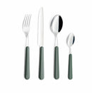 Servizio Set di Posate 24 pezzi in Acciaio Inox Eme Brio Verde 59