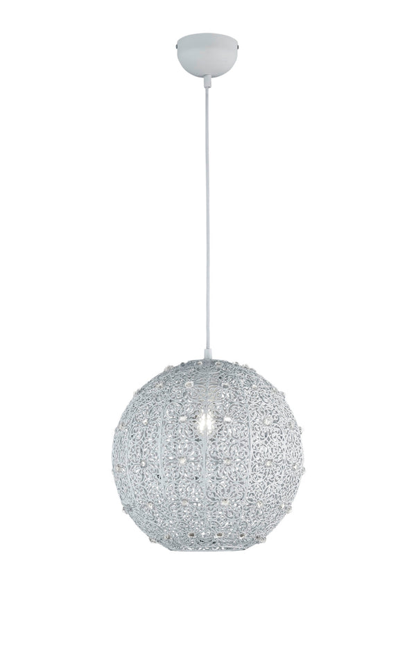 Suspension d'intérieur E27 en métal blanc online