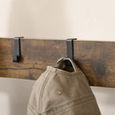Appendiabiti Panchina per Ingresso con Scarpiera 72x34x185 cm in Legno MDF e Metallo 