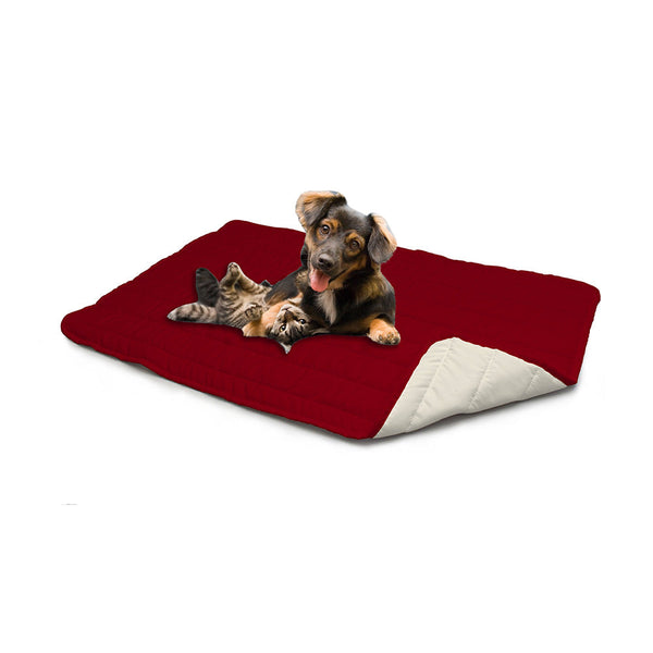 Tapis rembourré pour Chiens Chats Doubleface bordeaux/crème online