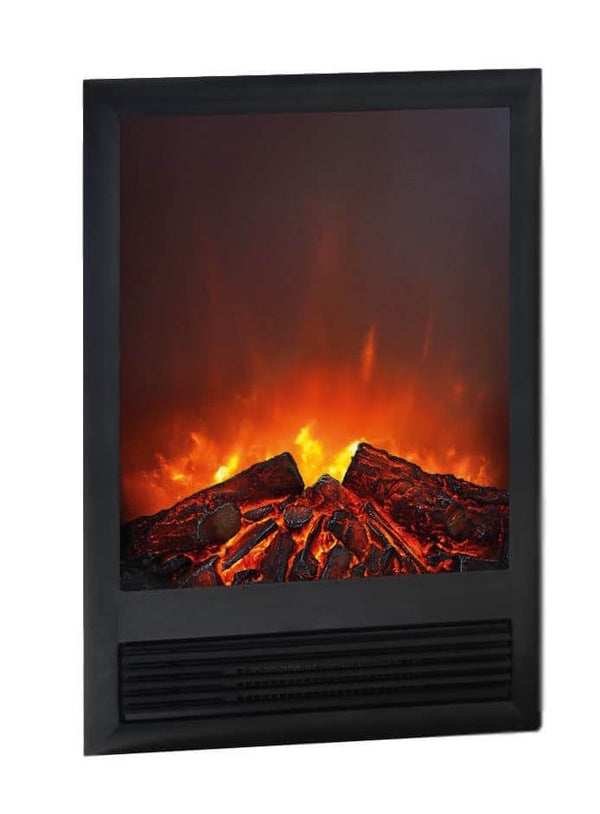 Cheminée Electrique Encastrable Effet Flamme 1200W Ruby Fires Elski Noir sconto