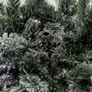 Albero di Natale Artificiale Innevato Grinch Slim Verde Varie Misure