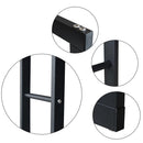 Portalegna Supporto Metallo Porta Legna Interno Legnaia Camino Stufa 150x60x25cm