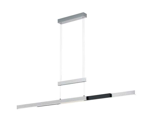 Suspension LED d'intérieur en métal aluminium brossé acquista