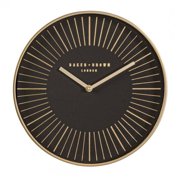 Horloge Murale Ø 50x5 cm Whate en Plastique Noir sconto