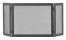 Parascintille con Antine 90x40 cm per Camino a Legna in Ferro Belfer 3008 Antracite