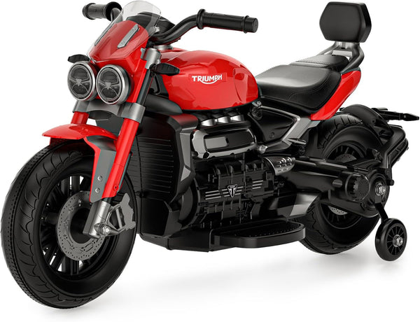 acquista Moto Elettrica per Bambini Licenza Ufficiale Triumph 12V 4,5Ah Rosso
