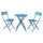Set Tavolino e 2 Sedie Pieghevoli da Giardino Teresa Blu Niagara