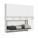 Letto Singolo a Scomparsa Composizione C Kando H226,7 Bianco Frassino 