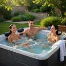 Vasca Idromassaggio Spa Oslo Aero Plus Smart con Wifi per 6 Persone 180x180x65 cm in Materiale Plastico Effetto legno