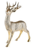 Statuina Renna Natalizia in Piedi 77 cm in Resina