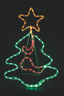 Insegna Luminosa Natalizia 96 LED 74x49 cm Soriani