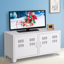 Armadietto in Acciaio con 2 Ante Bianco 100x40x48,5 cm 