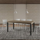  Tavolo Allungabile 200-304x90x77 cm Everyday Tortora Gambe Antracite
