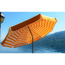 Ombrellone da Giardino Ø2 m Palo Ø33 mm in Acciaio Maffei Venezia Duplex Giallo/Bianco e Giallo