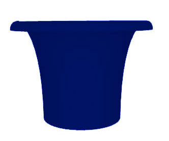 sconto Vaso Ø72x50 cm in Resina Arkema Tummy Vase Blu