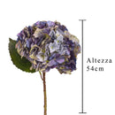 Set 2 Rami Artificiali Ortensia H 54 cm