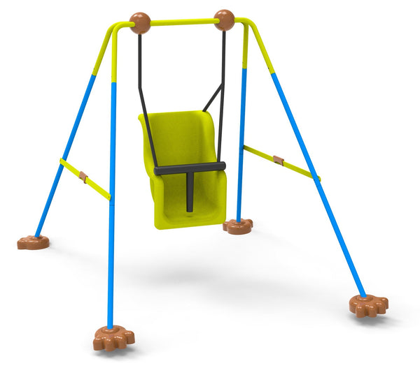 online Balançoire de jardin pour enfants 160x115x120 cm en acier Baby Swing