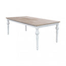 Tavolo Cross 200x100x76 cm  in Legno Bianco
