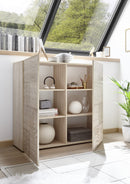 Credenza 2 Ante 120x42x110 cm in Legno TFT Blossom Rovere Samoa