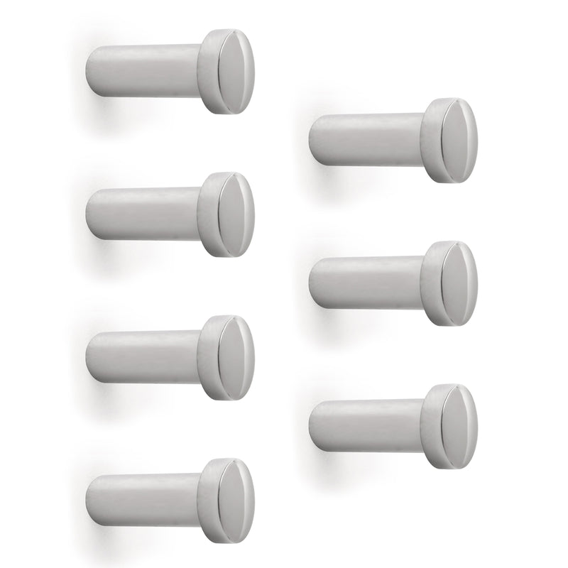 Appendiabiti da Parete Wellington Imballo 1 Pezzo Cromato Brillo Zama Emuca