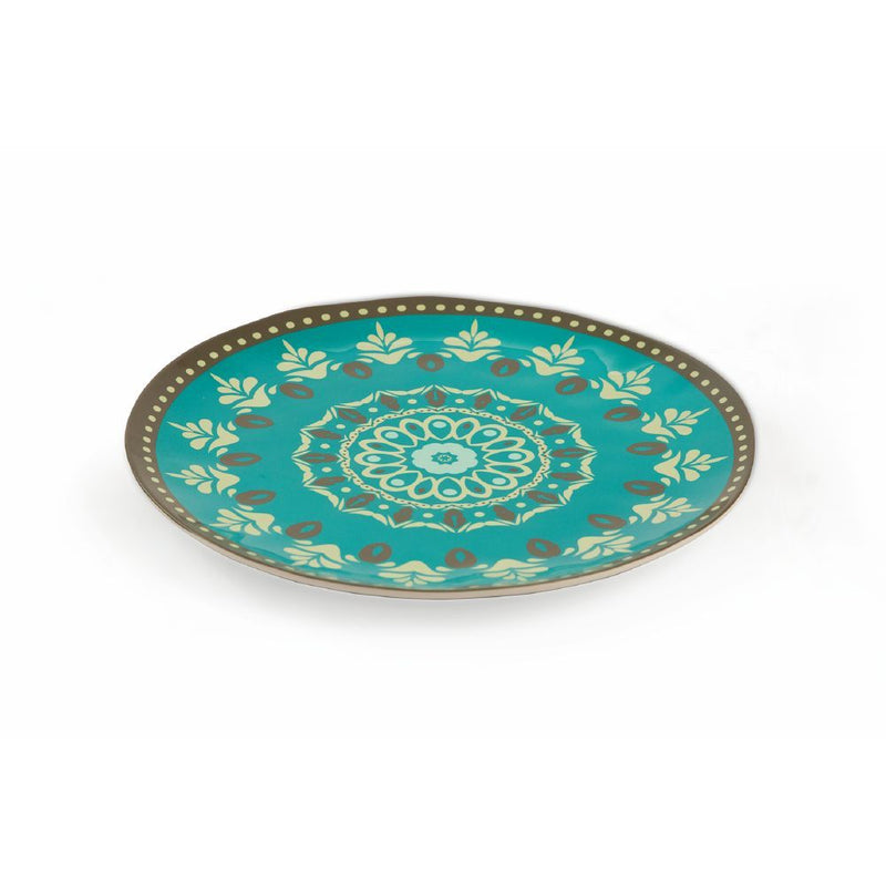 Servizio Piatti Piano 6 Pezzi in Melammina Ø 27,7cm Villa d'Este Cala Jondal