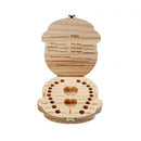 Cofanetto in legno porta dentini da latte per maschietto