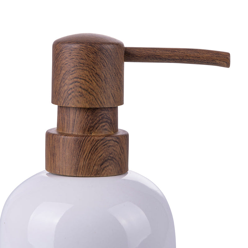 Dispenser Sapone Liquido 7,5x7,5x17,5 cm in Gres VdE Tivoli 1996 Bianco