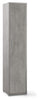 Armoire 1 Porte 39x182x41 cm Ciment