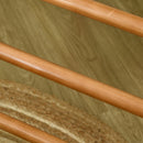 Triangolo da Arrampicata Pieghevole per Bambini 90x64x70 cm in Legno di Faggio Marrone chiaro