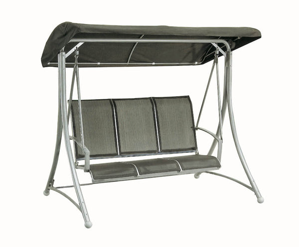 acquista Balançoire de jardin 3 places Bertozzi Amalfi gris foncé