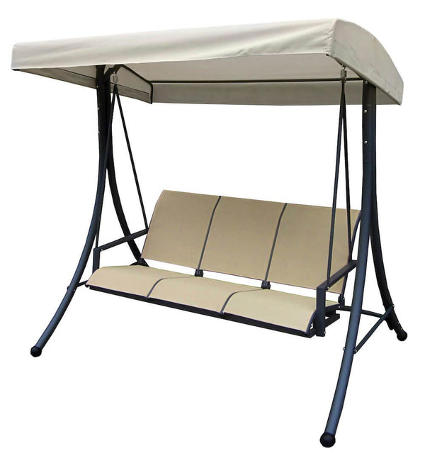 Balançoire de jardin d'extérieur Bertozzi Amalfi beige 3 places prezzo