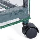 Serra da Giardino in Metallo e PVC 4 Ripiani con Ruote Bertozzi