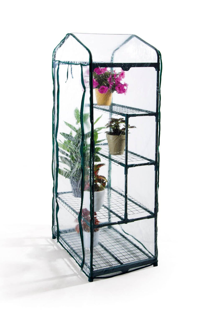 Serra da Giardino in Metallo e PVC 2+2 Ripiani Bertozzi