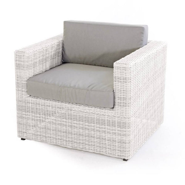 online Fauteuil de jardin en polyrotin blanc Bertozzi Diletta