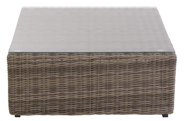 Table basse de jardin en polyrotin marron Bertozzi Diletta online