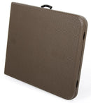 Tavolo Pieghevole per Catering in Acciaio e Plastica Bertozzi Marrone