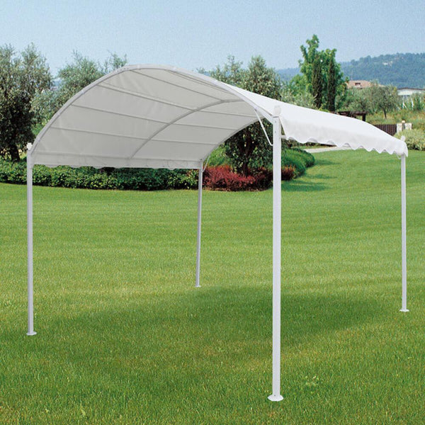Tonnelle de Jardin 3X3M Structure en Métal Blanc Bertozzi Onda sconto