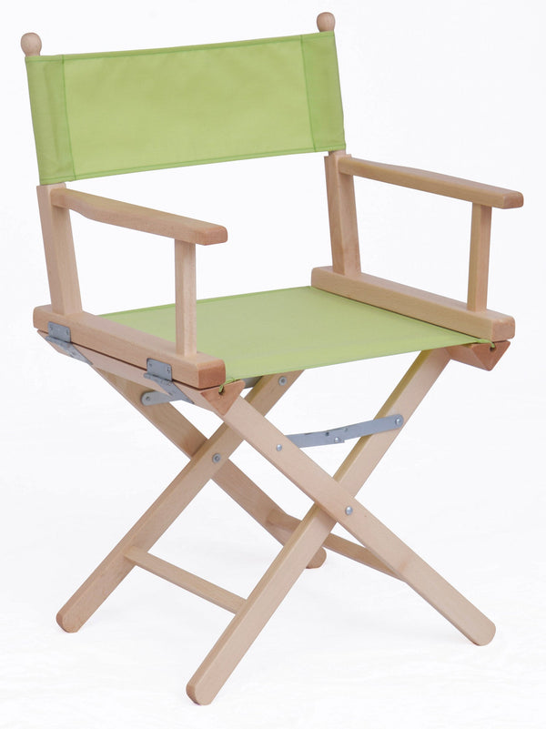 Chaise de réalisateur pliante 43x60xH88 cm en bois naturel et tissu vert acide acquista