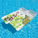 Materassino Gonfiabile da Mare Spiaggia con 18 Buchi 188x71 disegno Pesci Intex