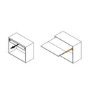 Guide per Tavolo Allungabile Lunch +39 Imballo 1 Pezzo Champagne Anodizzato Alluminio Emuca