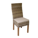 Sedia in Rattan con Cuscino 46x57H104cm Felix Grigio
