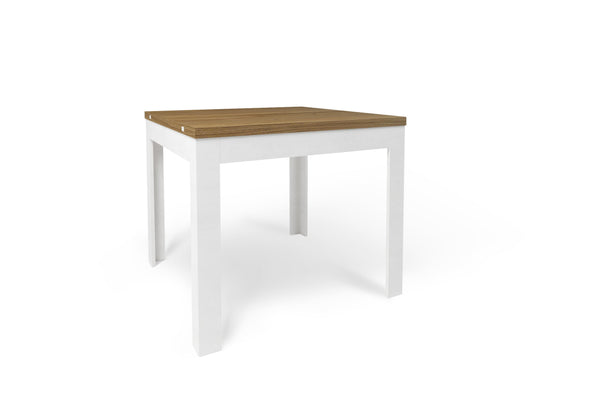 Tavolo Allungabile 90/180x90x75 cm Noce Stelvio e Ossido Bianco acquista